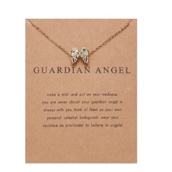 Guardian Angel Card Necklace - Picture 1 of 3